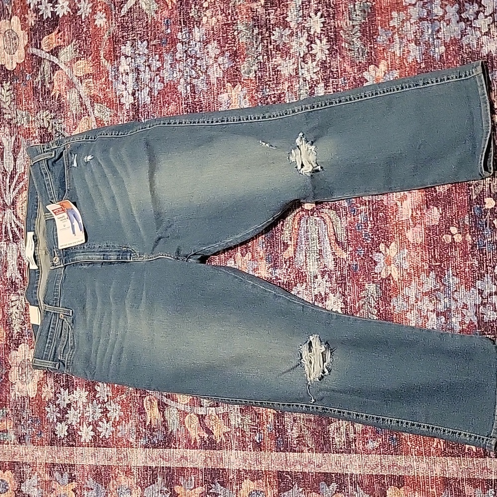 Levi Strauss High Rise Straight jeans